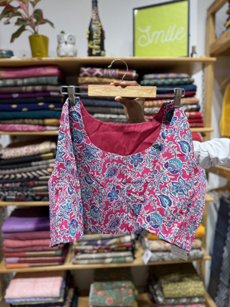 Stretchable Blouse - Pink -size 40 to 44