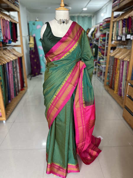 ILKAL Checks Saree