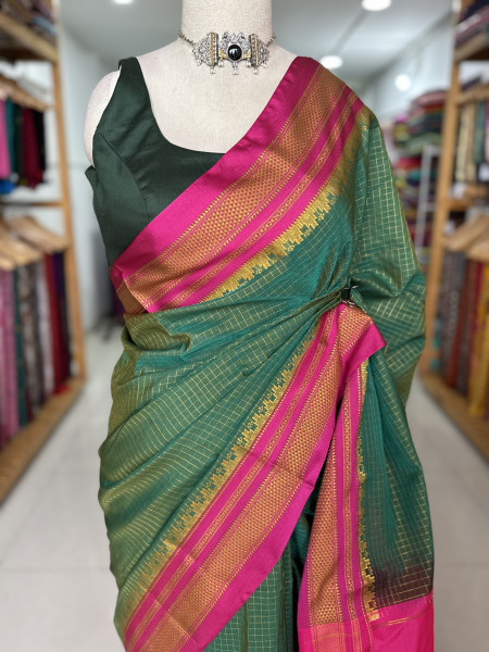 ILKAL Checks Saree