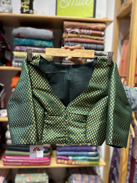 Banarsi brocade Blouse - green