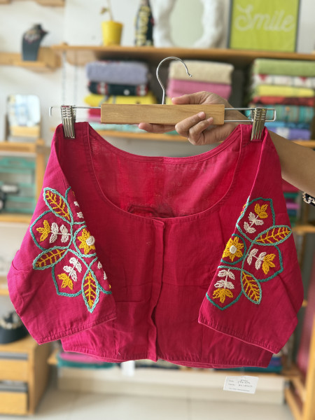 Free Size Hand embroidered Blouse