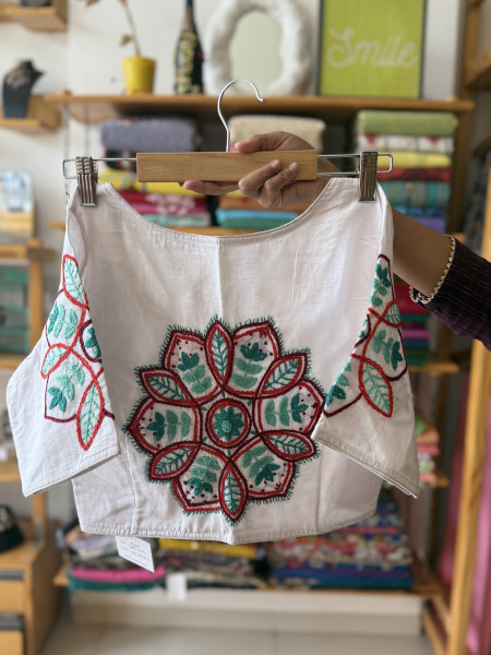Free Size Hand embroidered Blouse