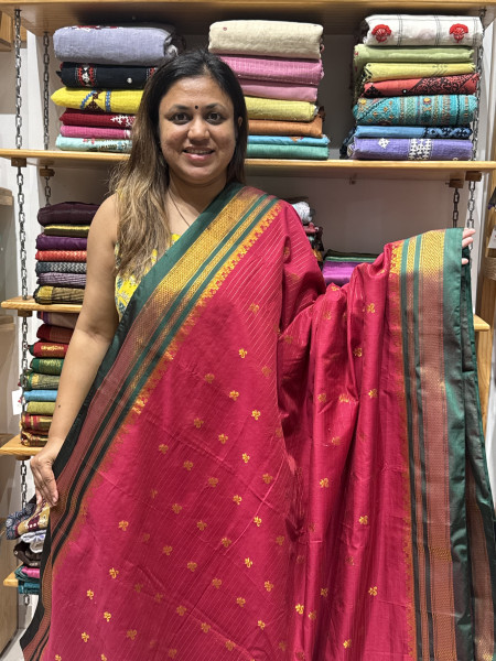 Ilkal Anjali buti saree