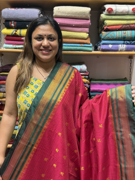 Ilkal Anjali buti saree