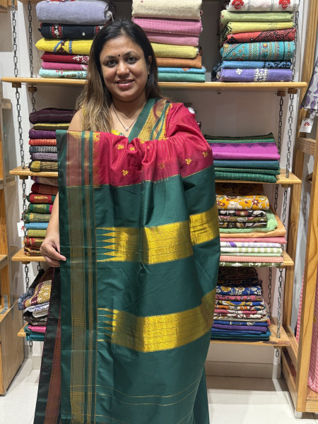 Ilkal Anjali buti saree