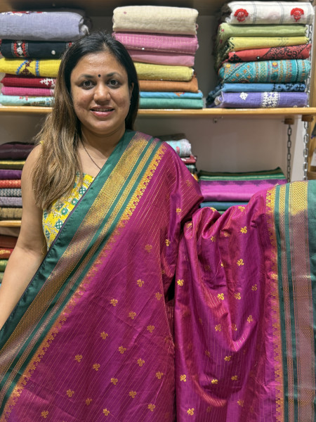 Ilkal Anjali Booti Saree