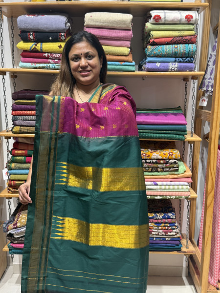 Ilkal Anjali Booti Saree