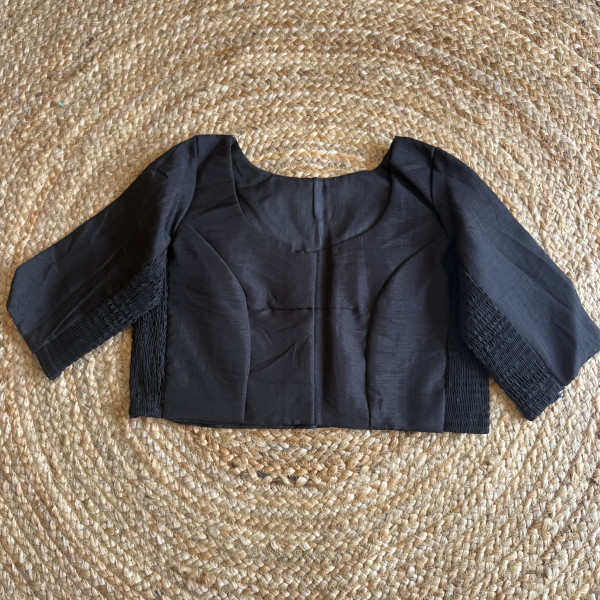 Free size Stretchable blouse - Black- Size 40 to 44