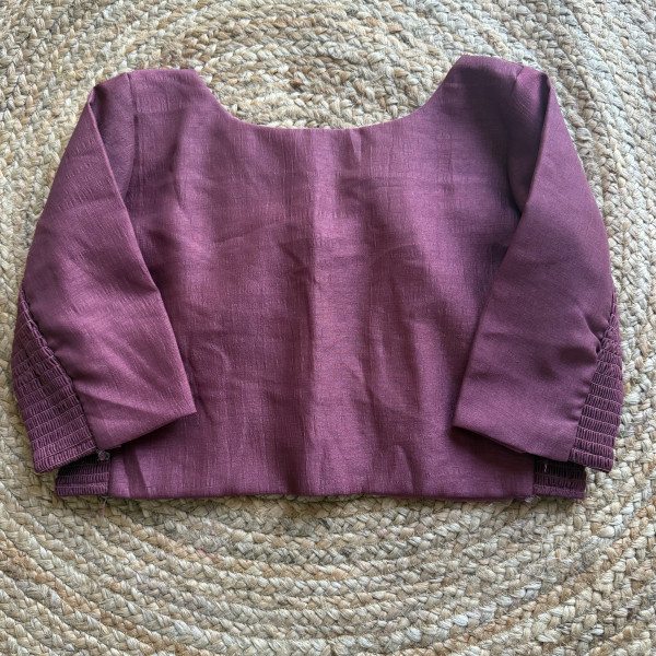 Free size Stretchable blouse - Dark Onion Pink- Size 40 to 44