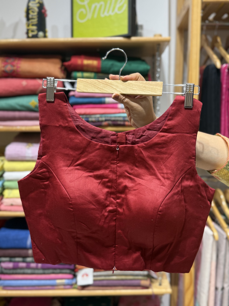 Image of Zipper Blouses with attached sleeves