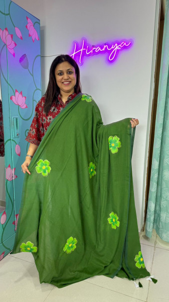 Sadabahar - Mul Cotton Saree - Rust