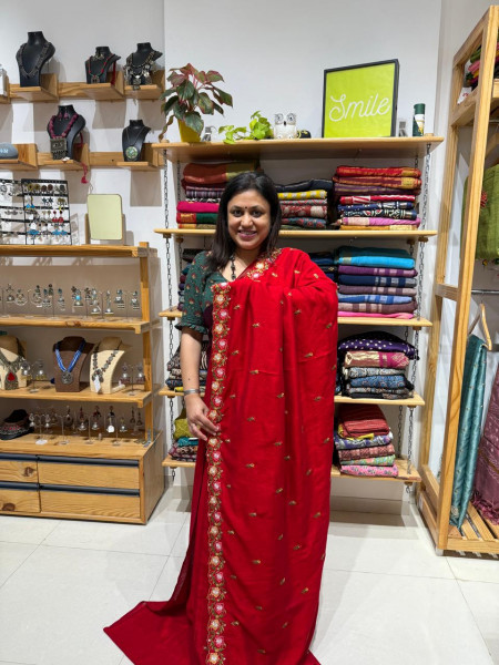 Vicharita Silk |RED