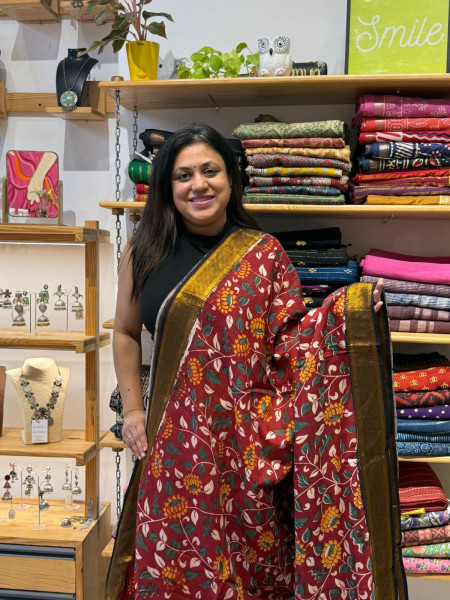 Chenuri Silk Saree  with Nizam Border| Red