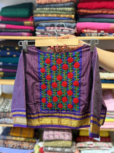 ILKAL BLOUSE- Purple