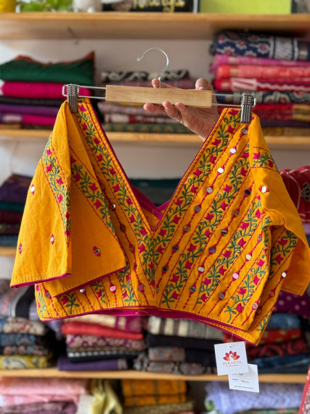 Mirror Embroidery Blouse