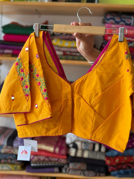 Mirror Embroidery Blouse