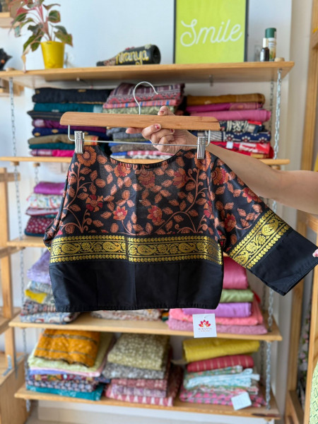 Kalamkari Patchwork Blouse