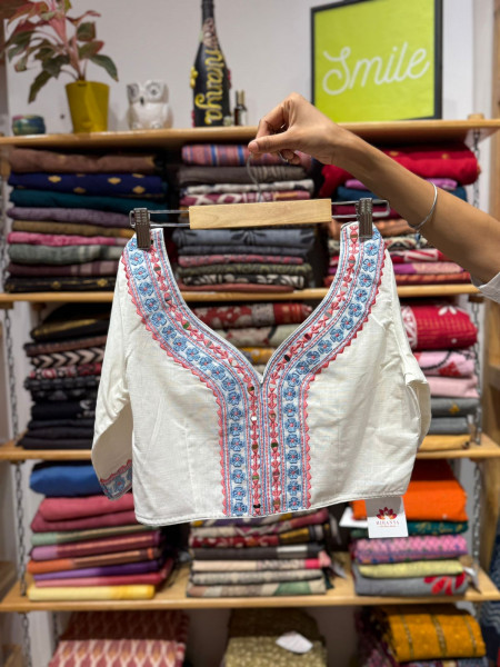 Mirror Embroidered Blouse