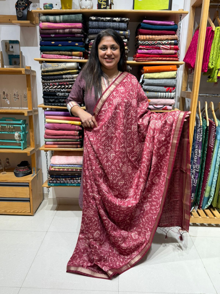 Image of Art Silk Printed Saree