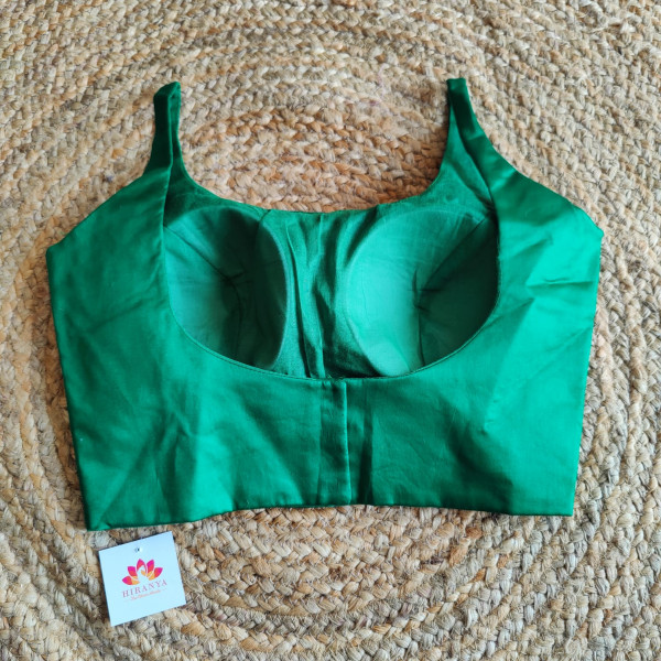 Free Size - Sleeveless Blouse- Green