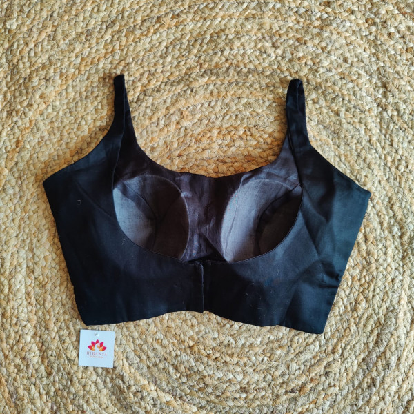 Free Size - Sleeveless Blouse - Black