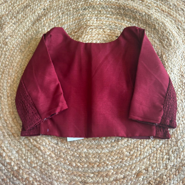 Free size Stretchable blouse -Maroon- Size 40 to 44