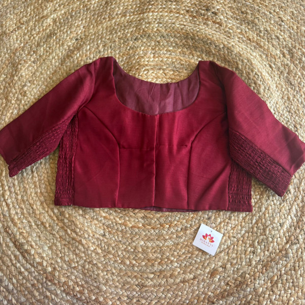 Free size Stretchable blouse -Maroon- Size 40 to 44