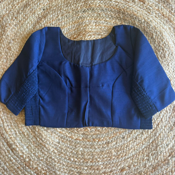 Free size Stretchable blouse -Navy Blue- Size 40 to 44