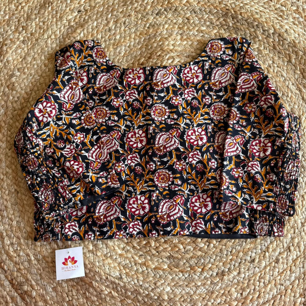 Printed Free Size Stretchable blouse - Fits 40 to 44