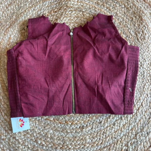 Sleeveless Zipper Free Size Stretchable blouse - Fits 36 to 38