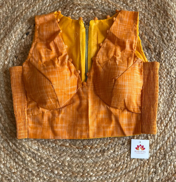 Sleeveless Zipper Free Size Stretchable blouse - Fits 36 to 38