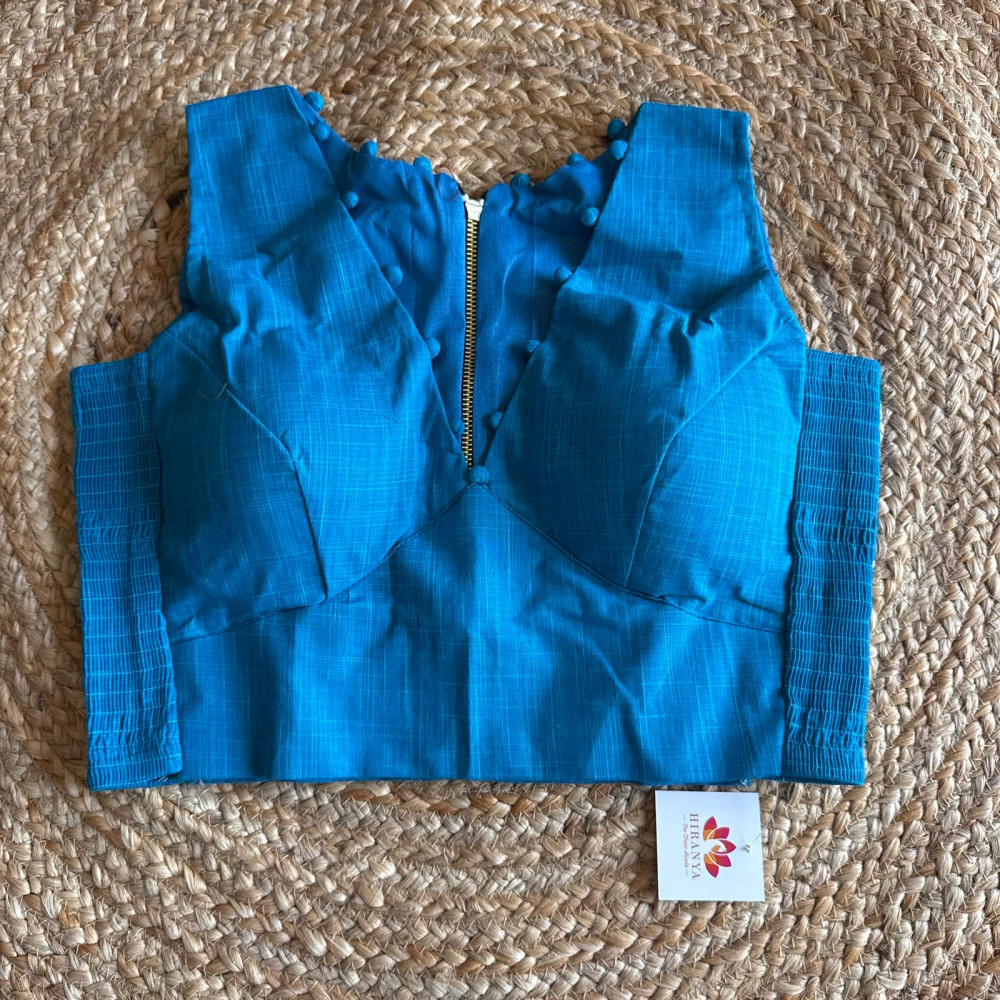 Image of Sleeveless Zipper Free Size Stretchable blouse - Fits 36 to 38