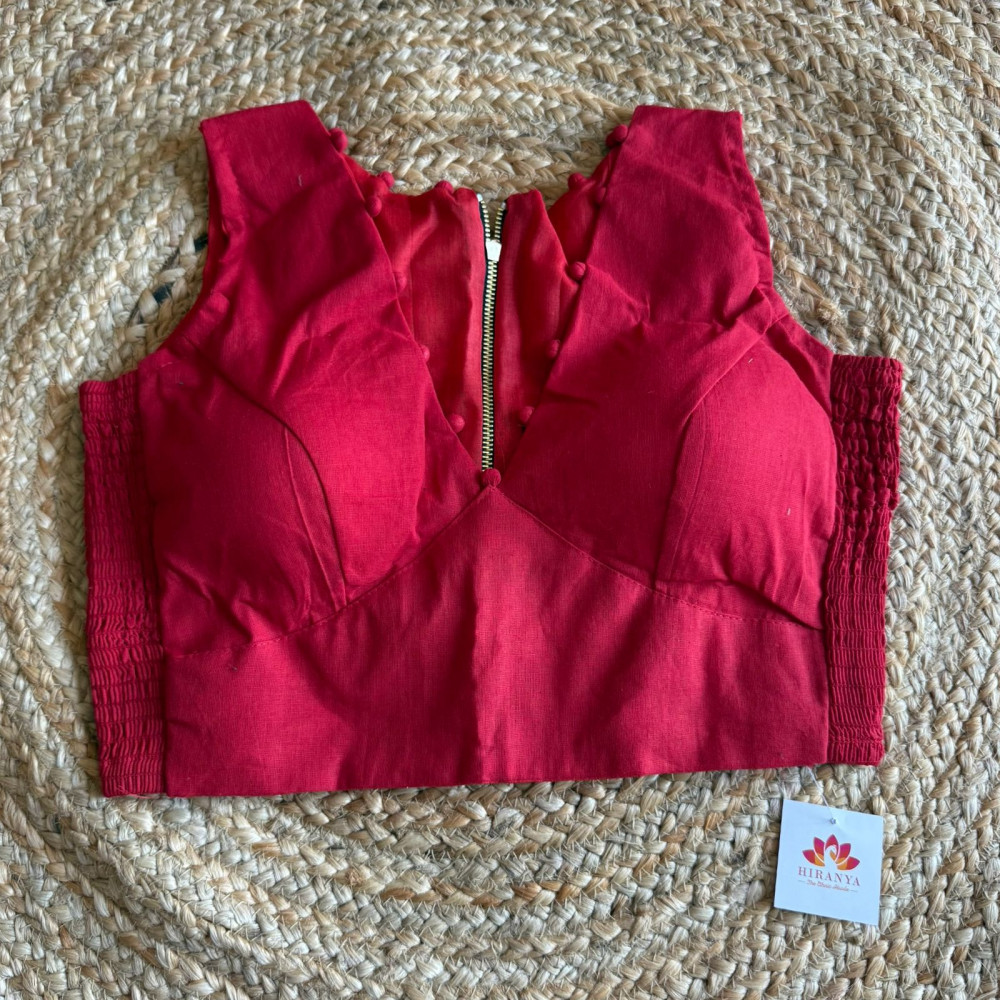 Image of Sleeveless Zipper Free Size Stretchable blouse - Fits 36 to 38