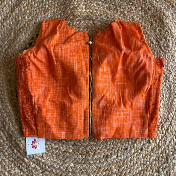 Sleeveless Zipper Free Size Stretchable blouse - Fits 36 to 38