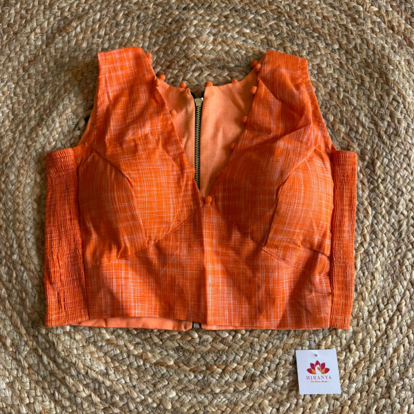 Sleeveless Zipper Free Size Stretchable blouse - Fits 36 to 38