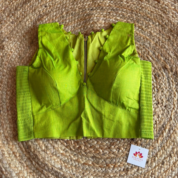 Sleeveless Zipper Free Size Stretchable blouse - Fits 36 to 38