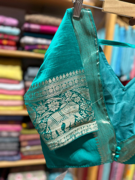 Banarsi Blouse Free Size - 36 to 42