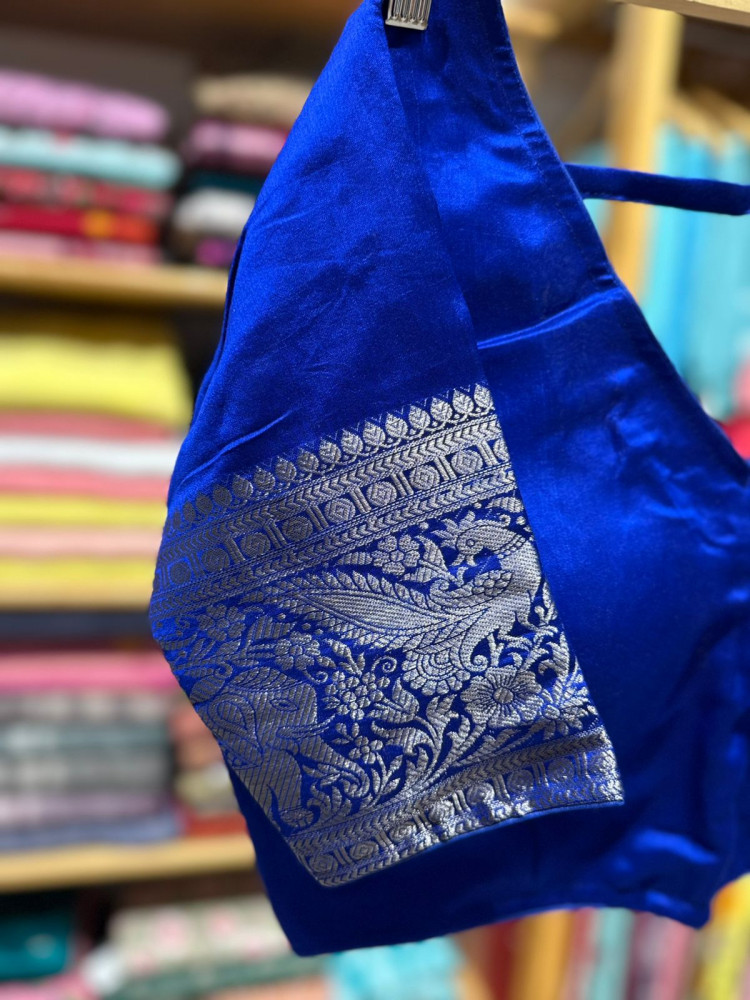 Image of Banarsi Blouse Free Size - 36 to 42