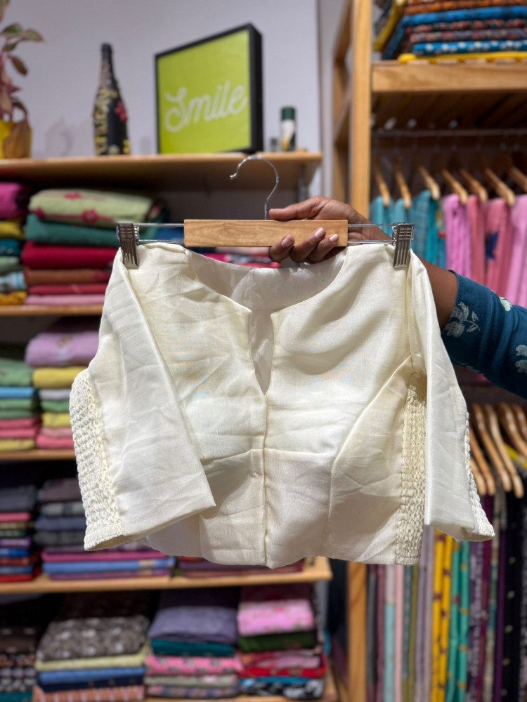 Image of Padded Stretchable Blouse -Free Size- Fits 36 to 38