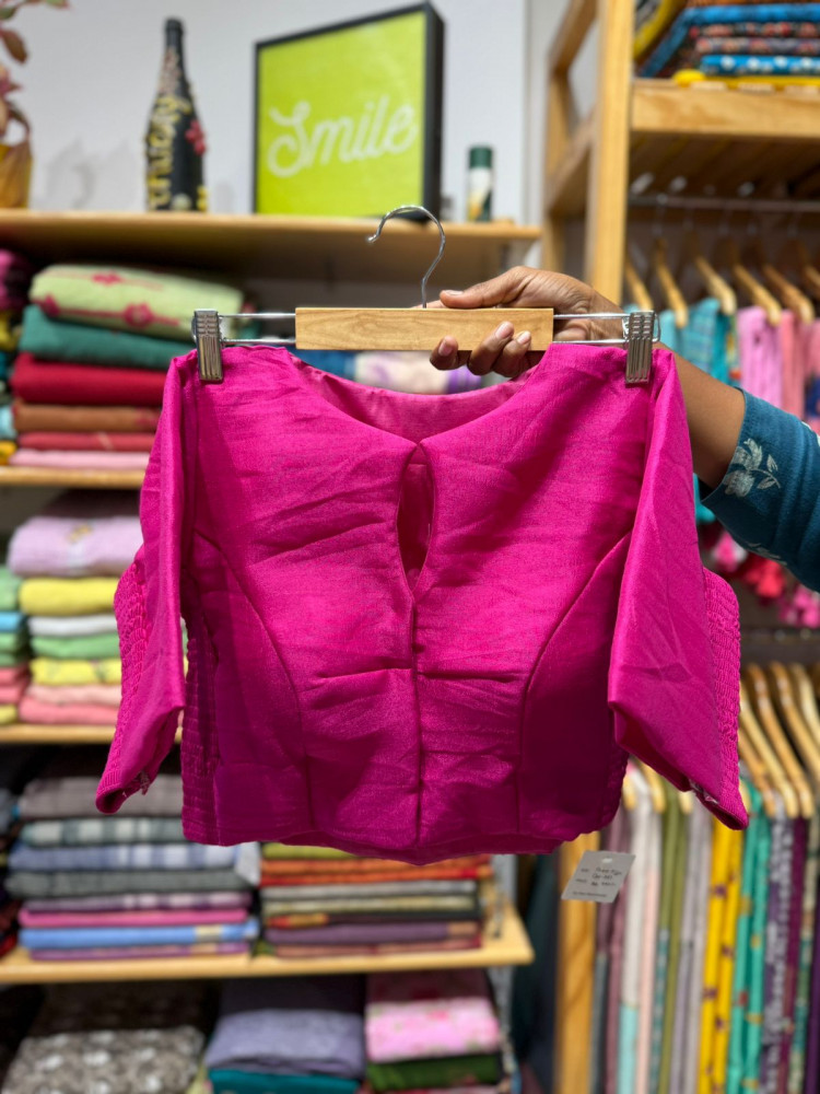 Image of Padded Stretchable Blouse -Free Size- Fits 36 to 38