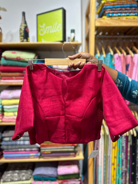 Padded Stretchable Blouse -Free Size- Fits 36 to 38