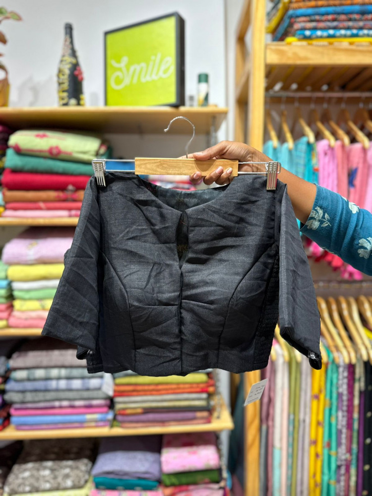 Image of Padded Stretchable Blouse -Free Size- Fits 36 to 38