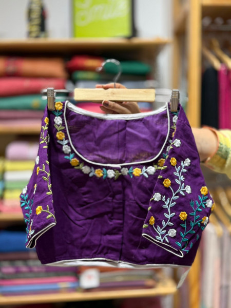 Machine Embroidered Blouse