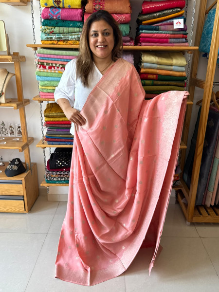 Banarsi Saree in Russian Crepe