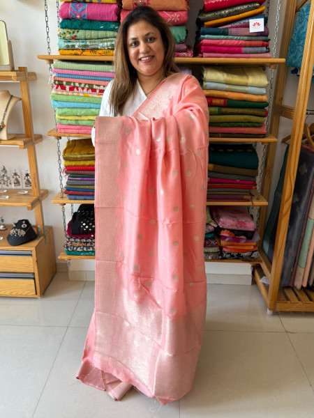 Banarsi Saree in Russian Crepe