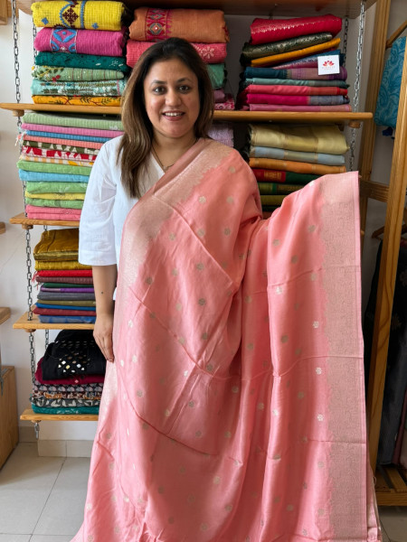 Banarsi Saree in Russian Crepe