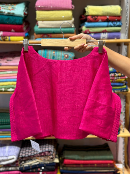 Stretchable Blouse Pink - Size 40 to 44