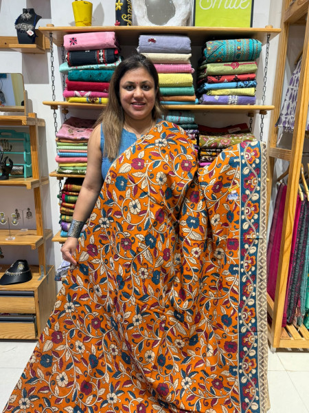 Chenuri Silk Kalamkari Saree