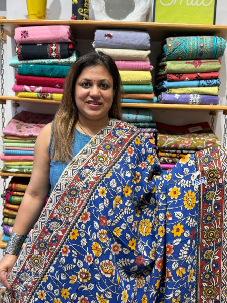 Chenuri Silk Kalamkari Saree