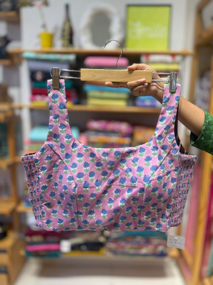 Image of Size 40-REVERSIBLE Padded Stretchable Blouse